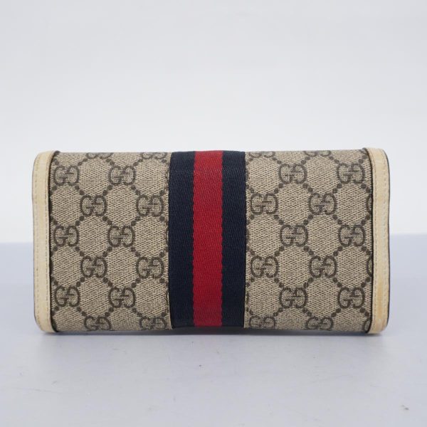 1240001038704 13 Gucci Long Wallet Ophidia Leather Ivory Beige