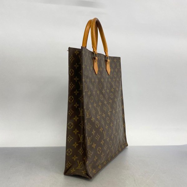 1240001038727 2 Louis Vuitton Tote Bag Monogram Sac Pla Brown