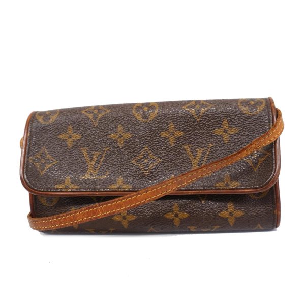 1240001038767 1 1 Louis Vuitton Shoulder Bag Pochette Twin PM Brown