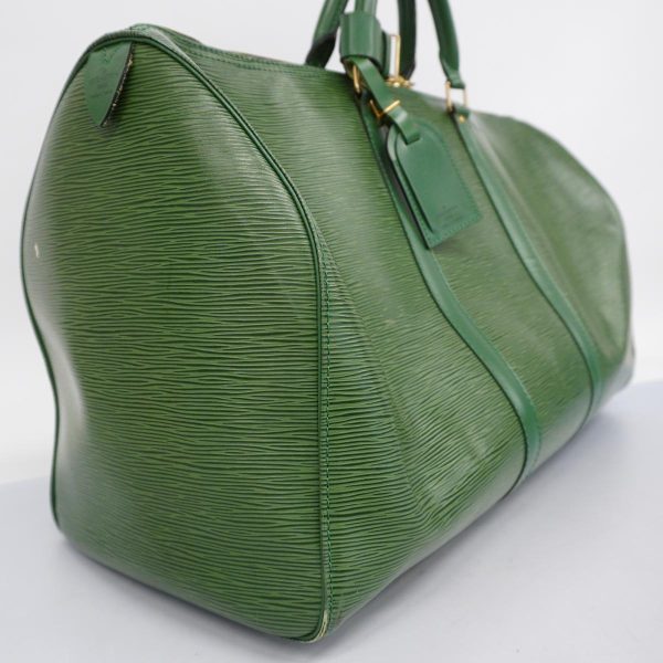 1240001038776 2 Louis Vuitton Boston Bag Keepall 50 Borneo Green