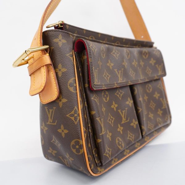 1240001038800 2 Louis Vuitton Shoulder Monogram Viva City GM Brown