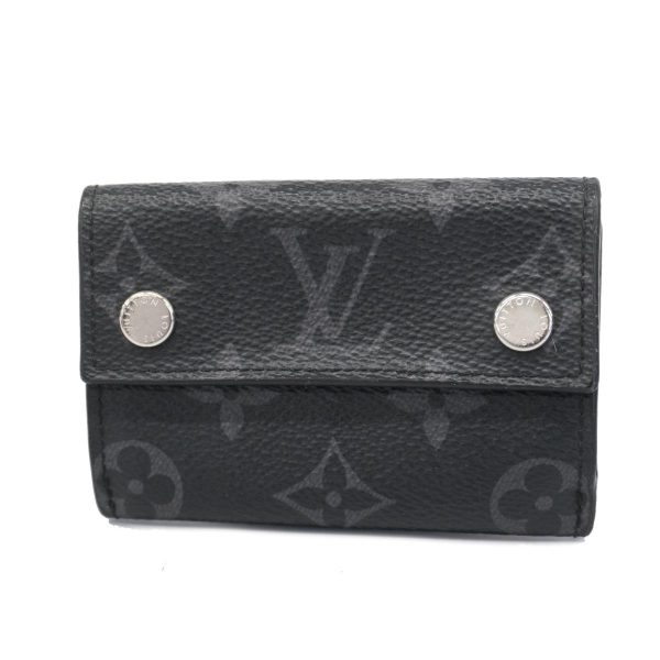 1240001038816 1 Louis Vuitton Discovery Compact Wallet Black Gray