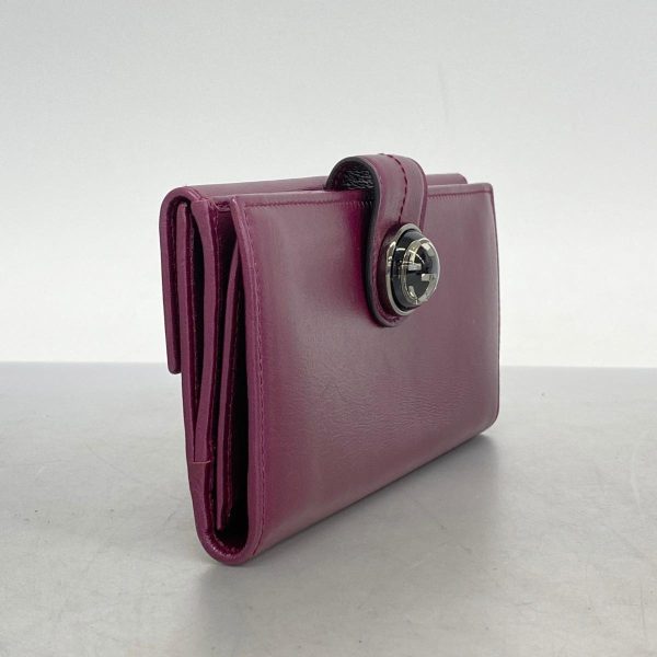 1240001038831 2 Gucci Long Wallet Interlocking G Leather Purple