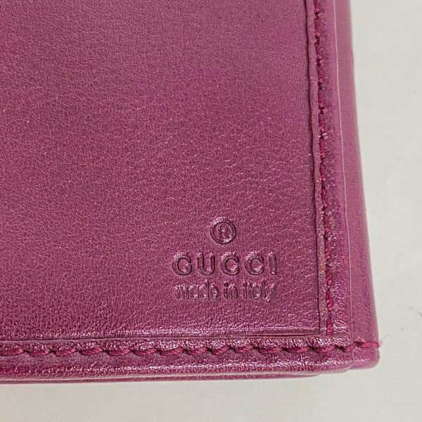 1240001038831 4 Gucci Long Wallet Interlocking G Leather Purple