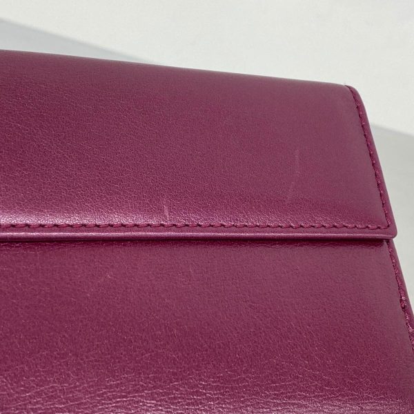 1240001038831 5 Gucci Long Wallet Interlocking G Leather Purple