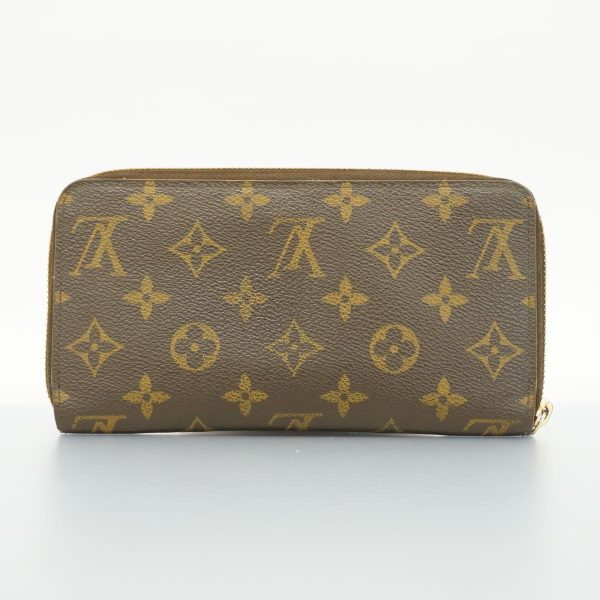 1240001038837 14 Louis Vuitton Long Wallet Monogram Zippy Brown