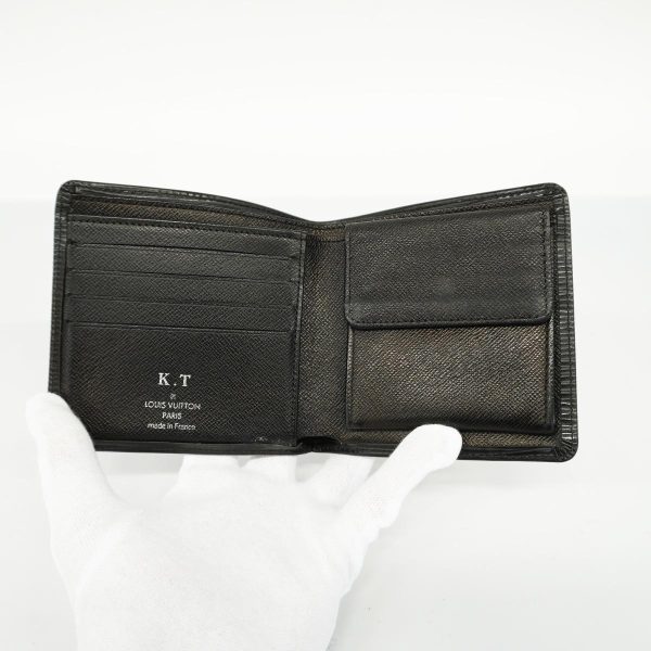 1240001038838 4 Louis Vuitton Wallet Epi Portefeuille Marco Noir