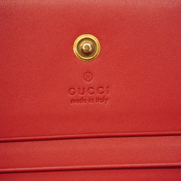 1240001038840 5 Gucci Wallet GG Supreme Cherry Brown Gold Hardware