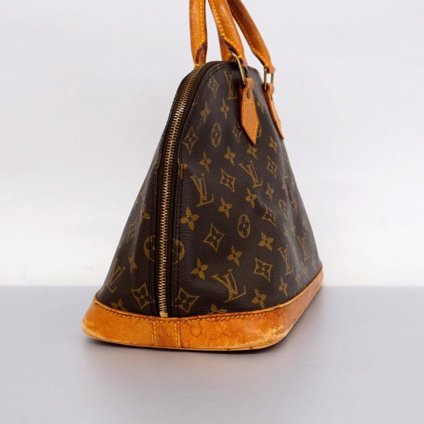 1240001038849 2 Louis Vuitton Handbag Monogram Alma Brown