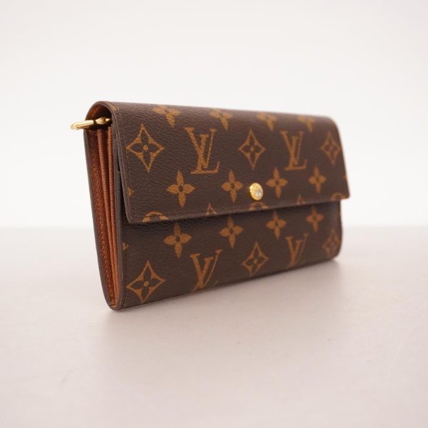 1240001038863 2 Louis Vuitton long wallet Portefeuille Sara Brown