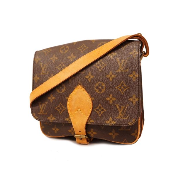 1240001038888 1 Louis Vuitton Shoulder Monogram Cartesier 22 Brown