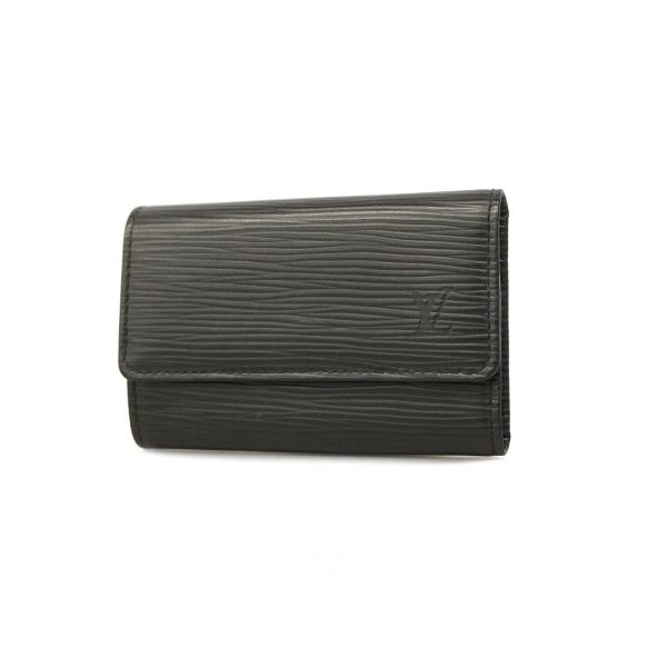 1240001038901 1 Louis Vuitton Key Case Epi Multicre 6 Noir