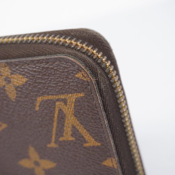 1240001038923 14 Louis Vuitton Long Wallet Monogram Zippy Brown