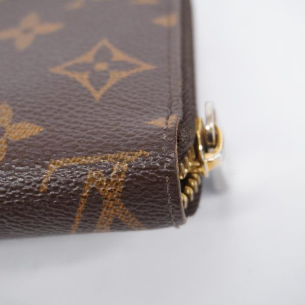 1240001038923 7 Louis Vuitton Long Wallet Monogram Zippy Brown