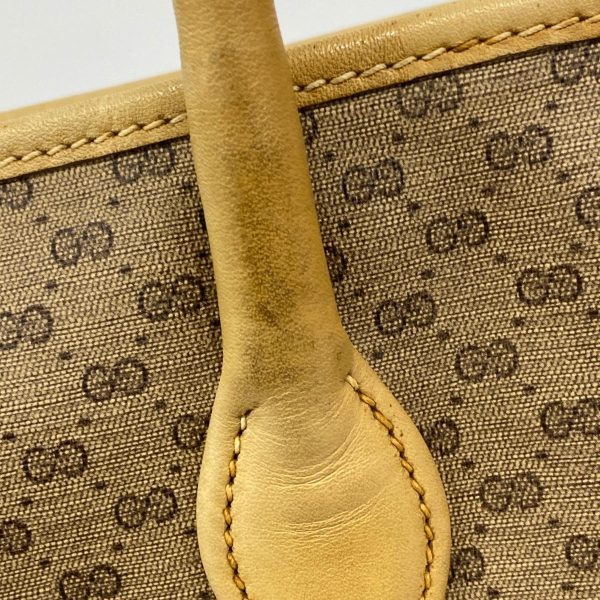 1240001038937 8 Gucci Tote Bag Sherry Line Micro GG Brown Beige