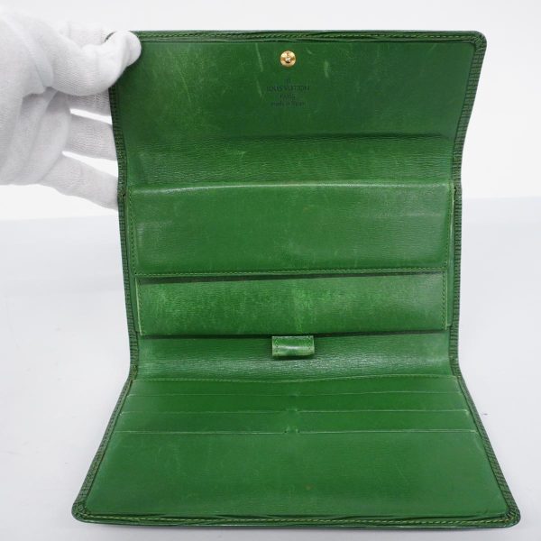 1240001038948 3 Louis Vuitton Wallet Epi Porto Tresor Borneo Green