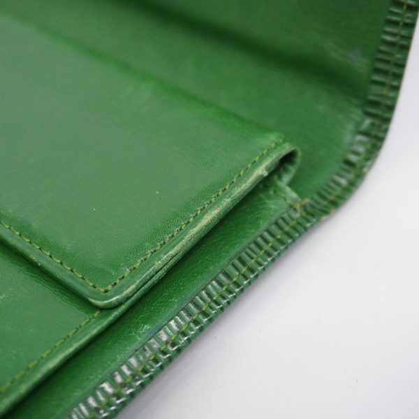 1240001038948 9 Louis Vuitton Wallet Epi Porto Tresor Borneo Green