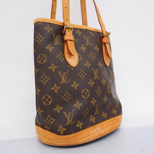 1240001038959 2 Louis Vuitton Tote Bag Monogram Bucket PM Brown