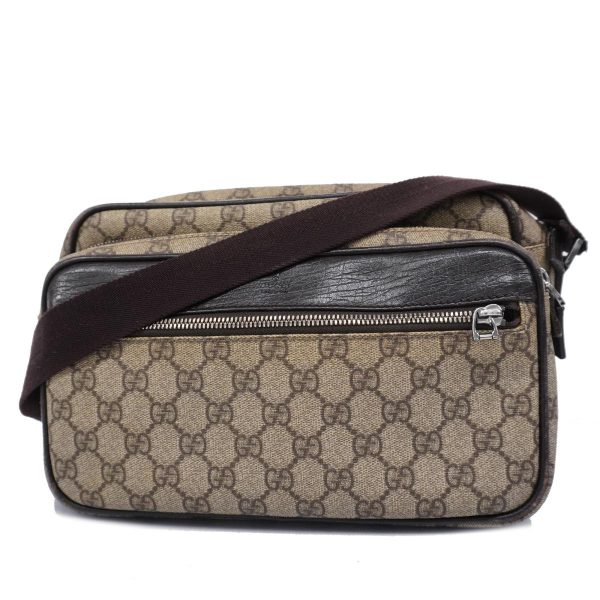 1240001038968 1 Gucci Shoulder GG Supreme Brown Silver Hardware