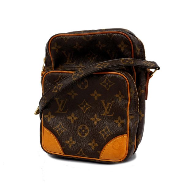 1240001038983 1 Louis Vuitton Shoulder Bag Monogram Amazon Brown