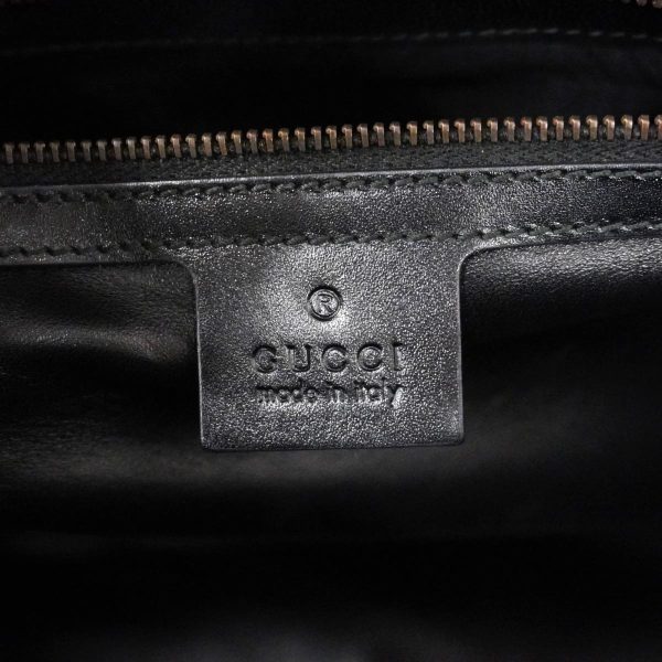 1240001039000 5 Gucci Tote Bag Leather Black Gold Hardware