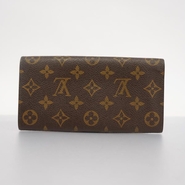 1240001039010 13 Louis Vuitton Long Wallet Porte Mone Credit Brown