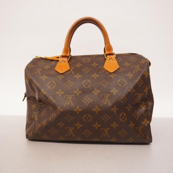 1240001039019 14 Louis Vuitton Handbag Monogram Speedy 30 Brown