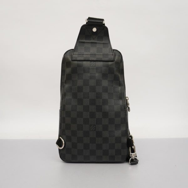 1240001039028 10 Louis Vuitton Body Damier Avenue Sling Bag Black