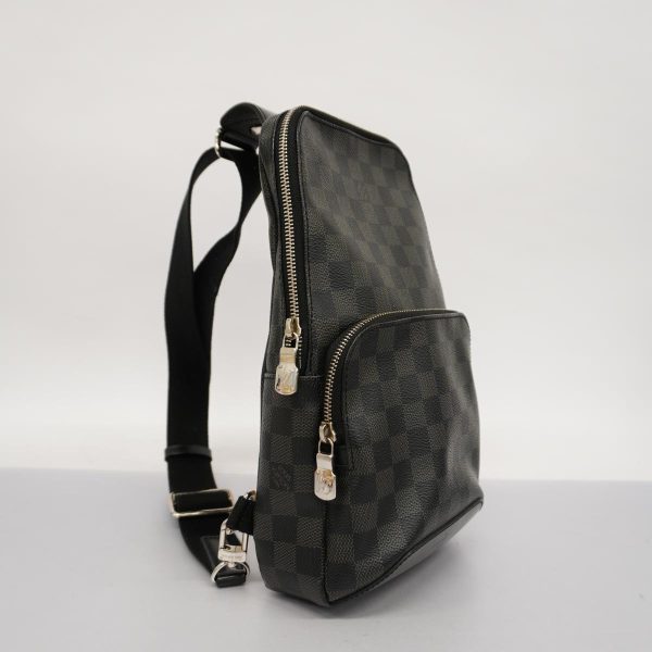 1240001039028 2 Louis Vuitton Body Damier Avenue Sling Bag Black