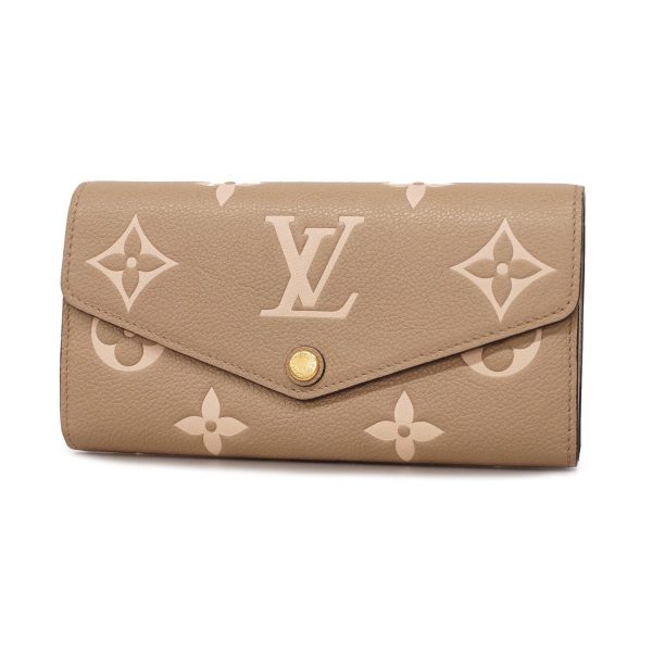 1240001039043 1 Louis Vuitton Long Wallet Sala NM Tourtrail Creme