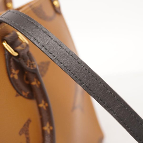 1240001039046 6 Louis Vuitton 2way Bag Giant On The Go MM Brown