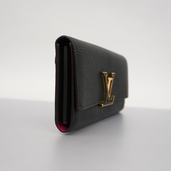 1240001039061 2 Louis Vuitton Wallet Portefeuille Capucines Noir