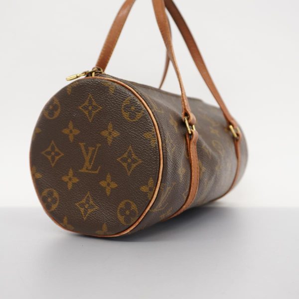 1240001039062 2 4mc3092 Louis Vuitton HandbagMonogramPapillon 26M51386Brown Used Womens