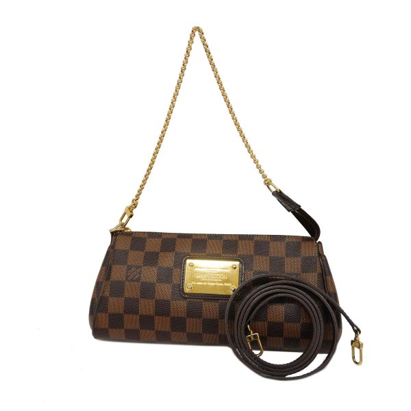 1240001039076 1 Louis Vuitton 2way Bag Damier Eva Ebene