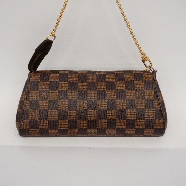 1240001039076 12 Louis Vuitton 2way Bag Damier Eva Ebene