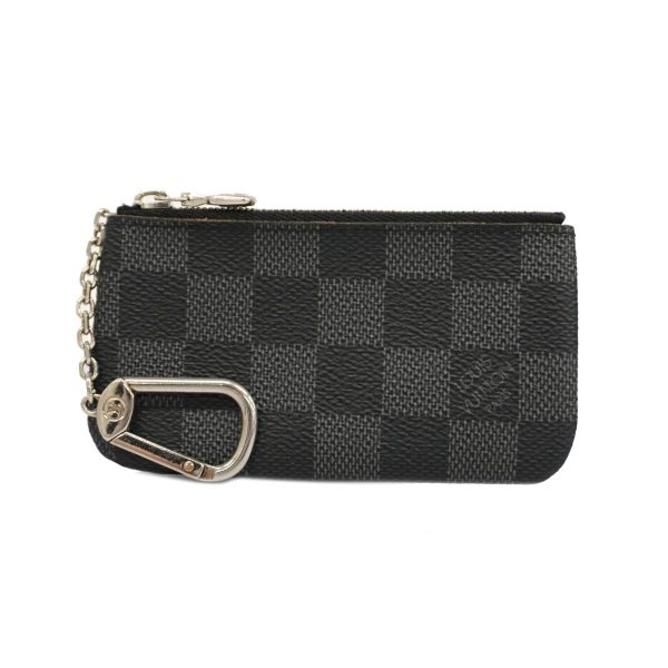 1240001039077 1 Louis Vuitton Coin Case Damier Pochette Black