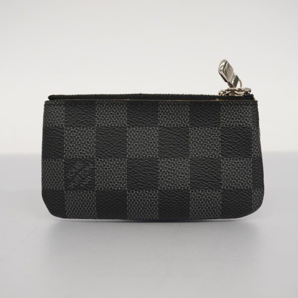 1240001039077 9 Louis Vuitton Coin Case Damier Pochette Black