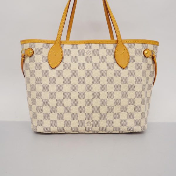 1240001039079 12 Louis Vuitton Tote Bag Damier Neverfull PM White