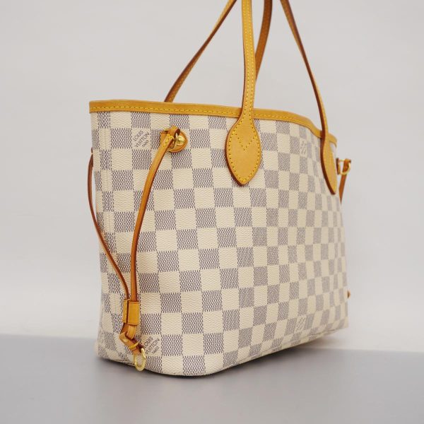 1240001039079 2 Louis Vuitton Tote Bag Damier Neverfull PM White