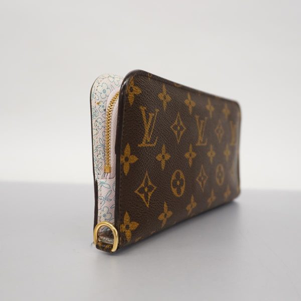 1240001039099 2 Louis Vuitton Long Wallet Fleuri Unsolitte Rose