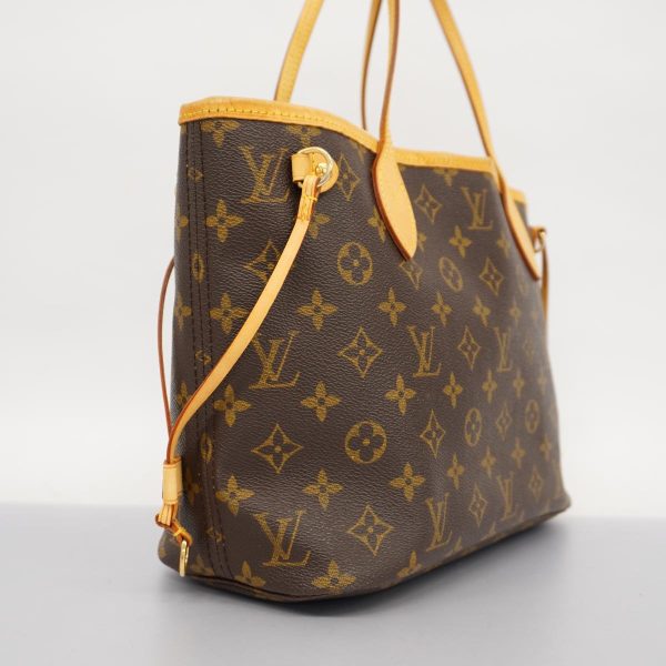 1240001039110 2 Louis Vuitton Tote Bag Monogram Neverfull PM Brown