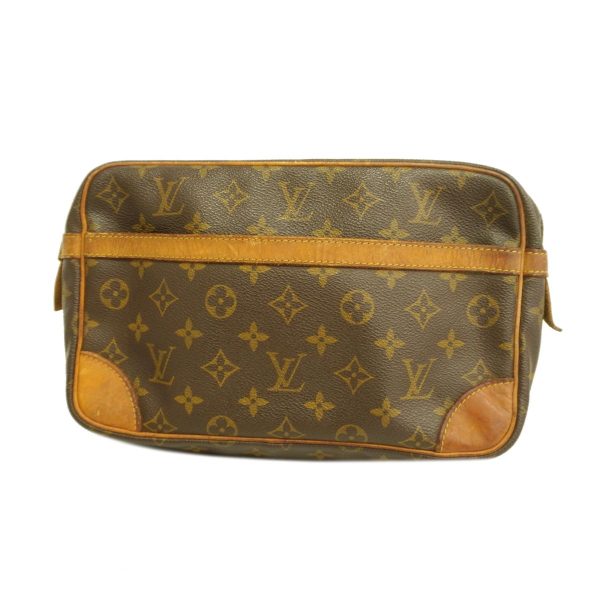 1240001039126 1 Louis Vuitton Clutch Bag Monogram Compiegne Brown