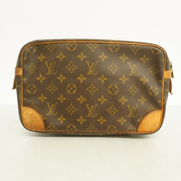 1240001039126 13 Louis Vuitton Clutch Bag Monogram Compiegne Brown