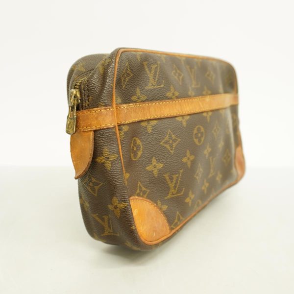 1240001039126 2 Louis Vuitton Clutch Bag Monogram Compiegne Brown