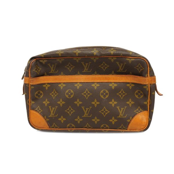 1240001039141 1 Louis Vuitton Clutch Bag Compiègne 28 Brown