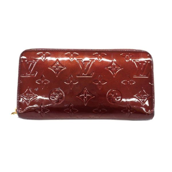 1240001039188 1 Louis Vuitton Wallet Vernis Zippy Rouge Fauvist