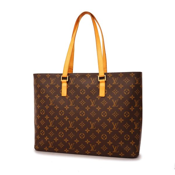 1240001039196 1 1 Louis Vuitton Tote Bag Monogram Luco Brown