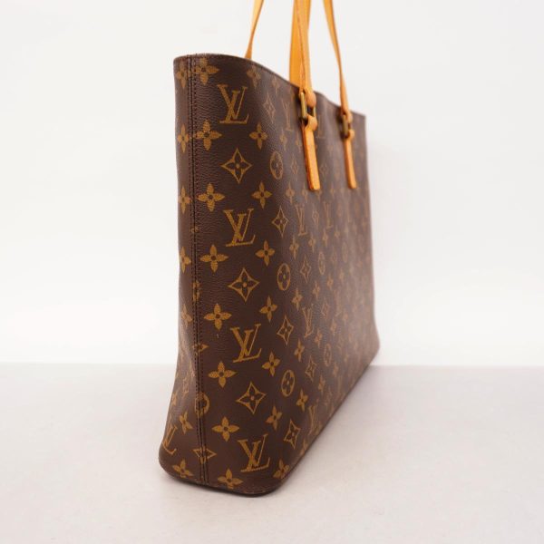 1240001039196 2 1 Louis Vuitton Tote Bag Monogram Luco Brown