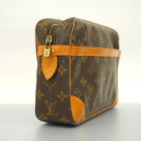 1240001039207 2 Louis Vuitton Compiègne 28 Monogram Pouch Bag Brown