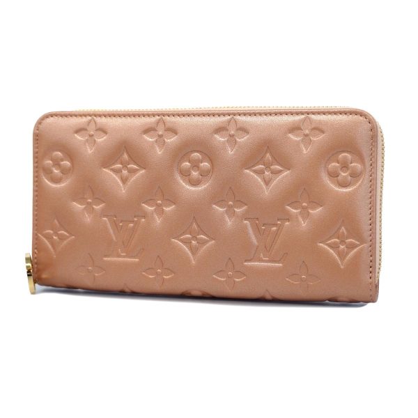 1240001039211 1 Louis Vuitton Long Wallet Emboss Zippy Rose Gold